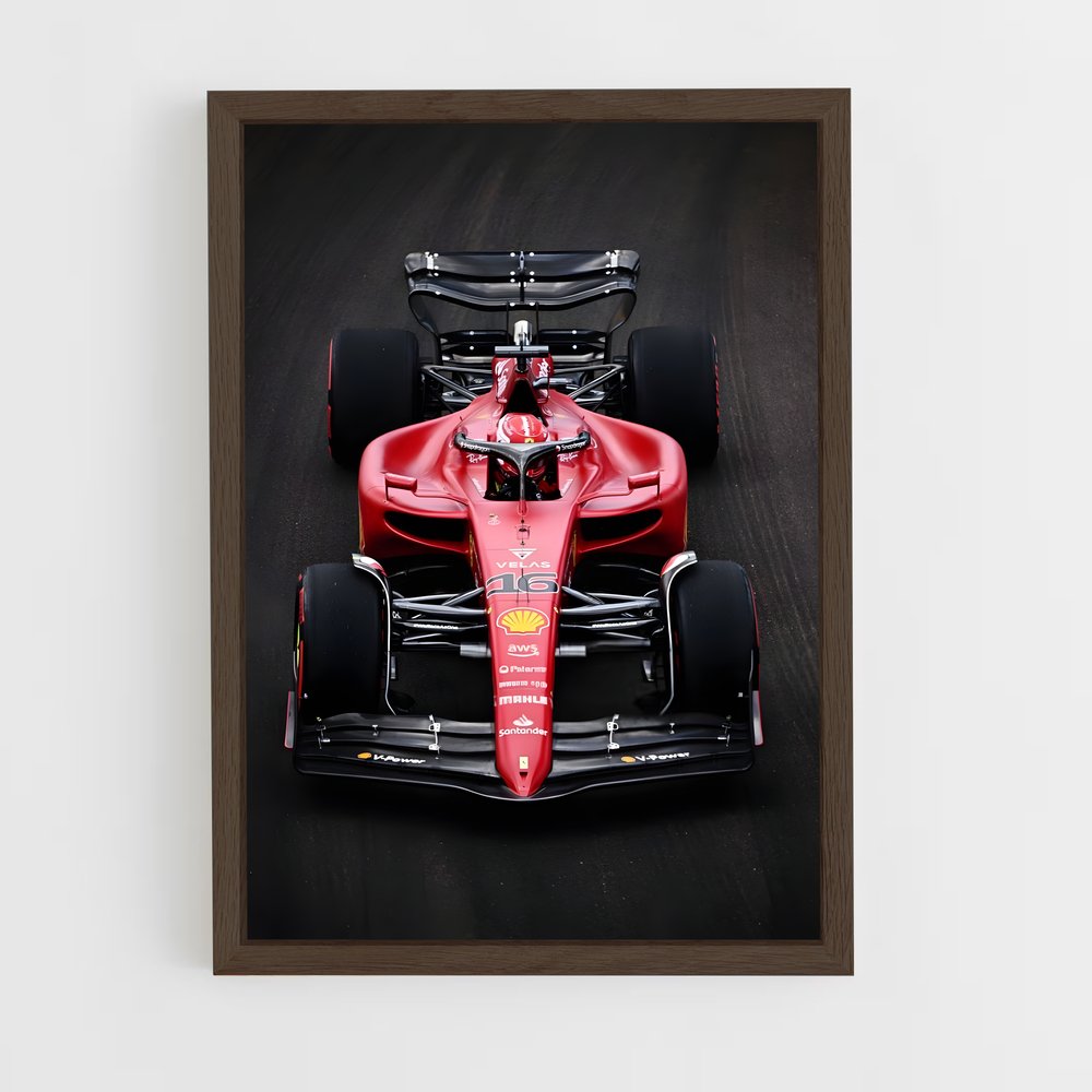 Poster Ferrari F1-75 Race Ready – affiche Voitures de Formule 1 (vue 5)